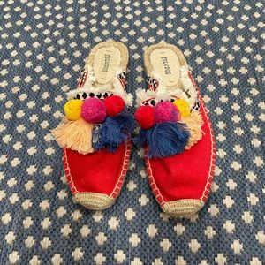 Soludos Pom Espadrille Slides